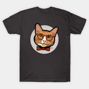 Hipster Cat #1 T-Shirt